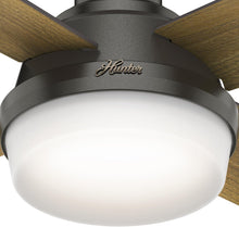 Load image into Gallery viewer, 44 Inch Bronze Low Profile Ceiling Fan With LED Lights