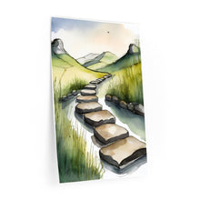 Load image into Gallery viewer, Wall Decor Giclee Poster Art Print - Stepping Stones Nature