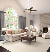 Load image into Gallery viewer, Fan Company Builder Deluxe 52 Inch Ceiling Fan With LED Light Bronze