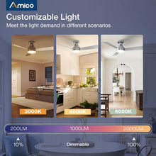 Load image into Gallery viewer, 42 Inch Ceiling Fan With Dimmable Light And Remote
