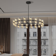 Load image into Gallery viewer, (L005030-D36-P36B/W1340P310778)36 Inches Luxury Chandeliers Crystal