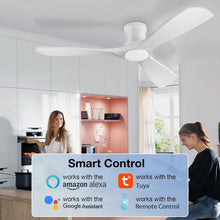 Load image into Gallery viewer, 52 Inch Smart Low Profile Ceiling Fan With Remote Control