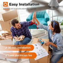 Load image into Gallery viewer, 42 Inch Remote Ceiling Fan With Dimmable Light Indoor