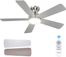 Load image into Gallery viewer, 42 Inch Remote Ceiling Fan With Dimmable Light Indoor