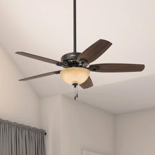 Load image into Gallery viewer, Fan Company Builder Deluxe 52 Inch Ceiling Fan With LED Light Bronze