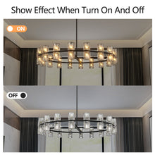 Load image into Gallery viewer, (L005030-D36-P36B/W1340P310778)36 Inches Luxury Chandeliers Crystal