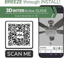 Load image into Gallery viewer, Fan Company Builder Deluxe 52 Inch Ceiling Fan With LED Light Bronze