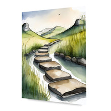 Load image into Gallery viewer, Wall Decor Giclee Poster Art Print - Stepping Stones Nature