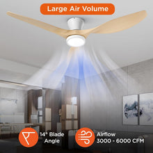 Load image into Gallery viewer, 52 Inch Ceiling Fan With Light And Remote Low Profile