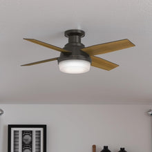 Load image into Gallery viewer, 44 Inch Bronze Low Profile Ceiling Fan With LED Lights