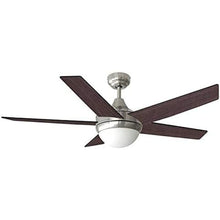 Load image into Gallery viewer, Ceiling Fan with Light EDM Black Wengue 60 W Ø 132 cm