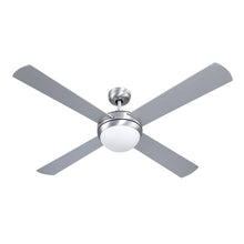 Load image into Gallery viewer, Devanti 52'' Ceiling Fan DC Motor w/Light w/Remote - Silver
