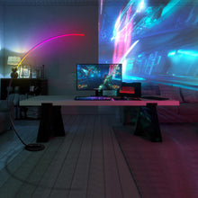Load image into Gallery viewer, RGBW Modern Curve Floor Lamp | New Version