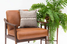 Load image into Gallery viewer, Beige Wool Pillow Cover with Mountains.