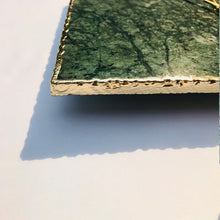 Load image into Gallery viewer, Green Marble Large Wall Clock/Personalised Momento