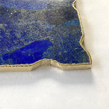 Load image into Gallery viewer, Large Lapis Lazuli Wall Clock/Personalised Momento/10"x15"