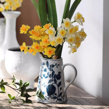 Load image into Gallery viewer, Pomegranate Hand-Painted Blue and White Porcelain Vase