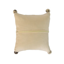 Load image into Gallery viewer, Beige Wool Pillow Cover with Mountains.