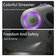 Load image into Gallery viewer, Automatic Retractable Lighting Dog Leash