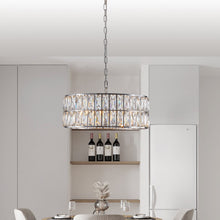 Load image into Gallery viewer, (W1340P189448/L5025-450-C) Crystal Chandeliers,5-Tier Round Semi Flush