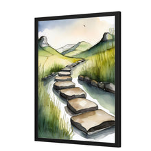 Load image into Gallery viewer, Wall Decor Giclee Poster Art Print - Stepping Stones Nature