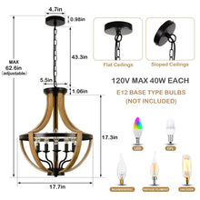 Load image into Gallery viewer, 5-Light Modern Chandeliers