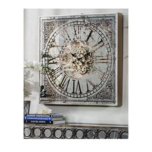 Load image into Gallery viewer, Large Square Mirror Wall Clock