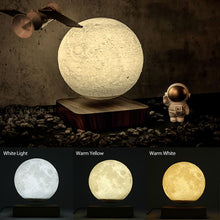 Load image into Gallery viewer, Novelty 3D Magnetic Levitation Moon Lamp Moon Floating Lamp