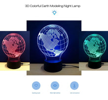 Load image into Gallery viewer, 3D Colorful Earth Model Lamp