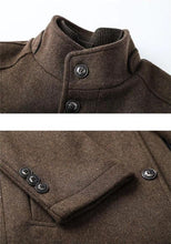Load image into Gallery viewer, Winter Men Wool Jacket Slim Fit Thick Warm Coat