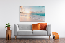 Load image into Gallery viewer, Glass Wall Art -Sea &amp; Waves  (18x28 inches - 46x72cm)