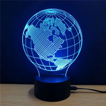 Load image into Gallery viewer, 3D Colorful Earth Model Lamp