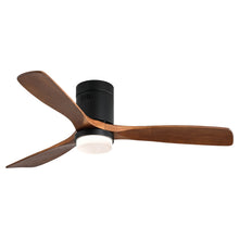Load image into Gallery viewer, Ceiling Fan With Lights 3 Carved Wood Fan Blade With Remote Control