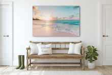 Load image into Gallery viewer, Glass Wall Art -Sea &amp; Waves  (18x28 inches - 46x72cm)