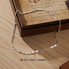 Load image into Gallery viewer, Dad Necklace With Kids Names, Engraved Dad Necklace
