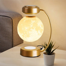 Load image into Gallery viewer, Portable Magnetic Levitation Moon Lamp LED Rotating Dangling Lamp