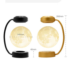 Load image into Gallery viewer, Portable Magnetic Levitation Moon Lamp LED Rotating Dangling Lamp