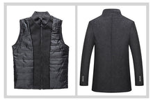 Load image into Gallery viewer, Winter Men Wool Jacket Slim Fit Thick Warm Coat