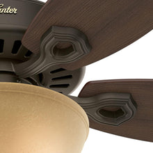 Load image into Gallery viewer, Fan Company Builder Deluxe 52 Inch Ceiling Fan With LED Light Bronze