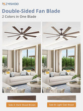 Load image into Gallery viewer, 72 Inch Oil Rubbed Bronze Ceiling Fan With Lights Remote