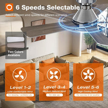 Load image into Gallery viewer, 42 Inch Remote Ceiling Fan With Dimmable Light Indoor
