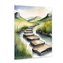 Load image into Gallery viewer, Wall Decor Giclee Poster Art Print - Stepping Stones Nature