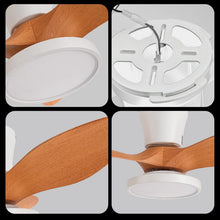 Load image into Gallery viewer, Quiet 32 Inch Ceiling Fan With LED Light Energy Efficient