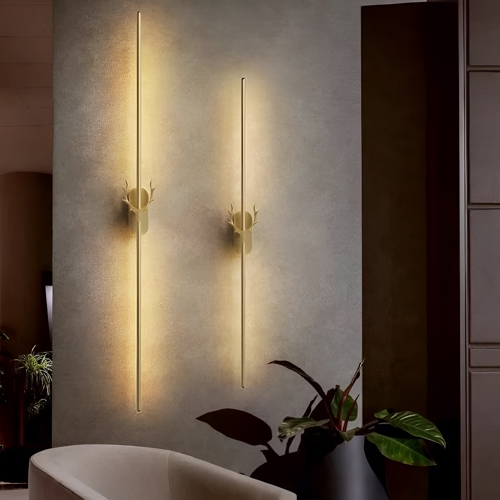 Decorative Vertical Modern LED Wall Light for Home Décor Size 15X10X12 ...