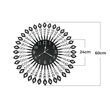 Load image into Gallery viewer, Wall Clock Silent Large Home Office Decor Round Luxury Modern Battery