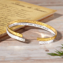 Load image into Gallery viewer, Bridesmaid Bracelet Gift, Bridesmaid Proposal Gift, Maid of Honor Gift
