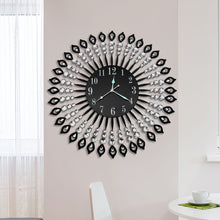 Load image into Gallery viewer, Wall Clock Silent Large Home Office Decor Round Luxury Modern Battery