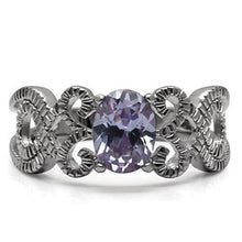 Load image into Gallery viewer, TK079 - High polished (no plating) Stainless Steel Ring with AAA Grade