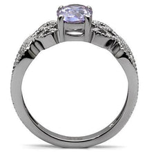 Load image into Gallery viewer, TK079 - High polished (no plating) Stainless Steel Ring with AAA Grade